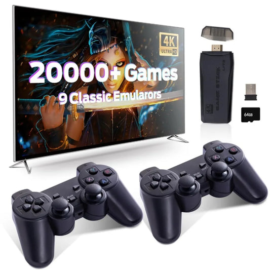 4K Game Stick Console with 20,000 Games – Retro Gaming